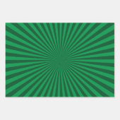 Lebhaftes Sunburst Pattern Trio Geschenkpapier Set (Vorderseite)