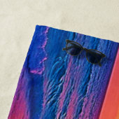 Lebhaftes Sunset Beach Traumdesign Strandtuch (Beispiel)