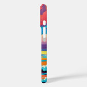 Lebhaftes Sunset Beach Waves künstlerisches Design Case-Mate iPhone Hülle (Rückseite / Links)