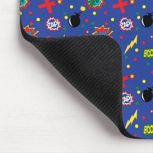 Lebhaftes Superhero-Design Mousepad (Ecke)