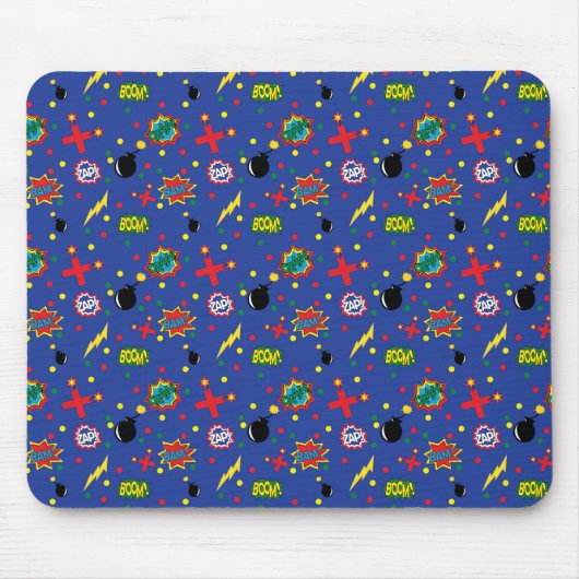 Lebhaftes Superhero-Design Mousepad (Vorne)