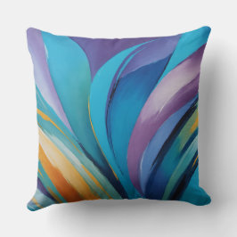 Lebhaftes Swirling Kissen