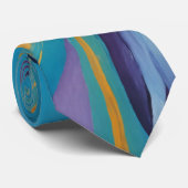 Lebhaftes Swirling Krawatte (Gerollt)