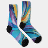Lebhaftes Swirling Socken (Rechts)