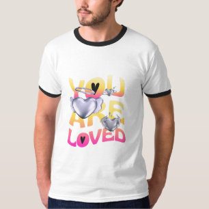 Lebhaftes T-Shirt für Liebe
