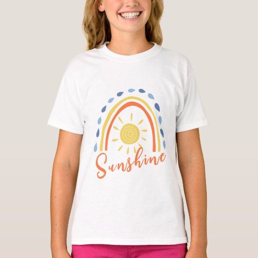 Lebhaftes T-Shirt mit Sonnenschein, einzigartiger (Vorderseite)