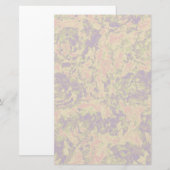 Lebhaftes Tarnmuster der Blume Briefpapier (Vorne/Hinten)