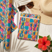 Lebhaftes Tile mit kühlen und farbenfrohen Ananas Geschenkpapier