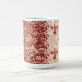 Lebhaftes, traditionelles Gewebe mit eigenem Flo Kaffeetasse (Mittel)