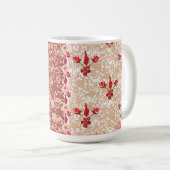 Lebhaftes, traditionelles Gewebe mit eigenem Flo Kaffeetasse (VorderseiteRechts)