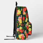 Lebhaftes tropisches Muster Bedruckter Rucksack (Links)