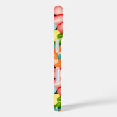 Lebhaftes tropisches Muster Case-Mate iPhone Hülle (Rückseite / Rechts)