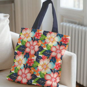 Lebhaftes tropisches Muster Tasche