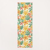 Lebhaftes tropisches Muster Yogamatte (Vorderseite)