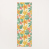 Lebhaftes tropisches Muster Yogamatte (Rückseite)