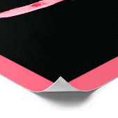 Lebhaftes tropisches Neon Fruit Design Poster (Ecke)