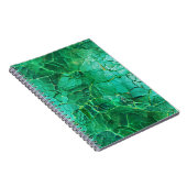 Lebhaftes türkisfarbenes Muster Notizblock (Rechte Seite)