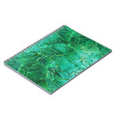 Lebhaftes türkisfarbenes Muster Notizblock (Linke Seite)