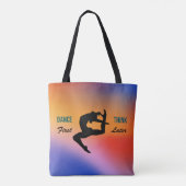 Lebhaftes und farbenfrohes Tanzangebot Tasche (Rückseite)