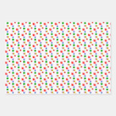 Lebhaftes und farbiges Fun Geometric Muster Geschenkpapier Set (Vorderseite 3)