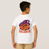 Lebhaftes und lustiges Halloween T-Shirt (Schwarz voll)