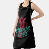 Lebhaftes, urbanes, trendiges Grafikdesign Ewige L Schürze (InSitu)