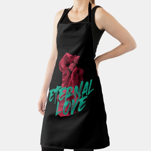 Lebhaftes, urbanes, trendiges Grafikdesign Ewige L Schürze (InSitu)