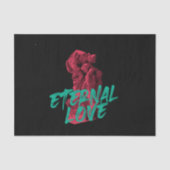 Lebhaftes, urbanes, trendiges Grafikdesign Ewige L Seidenpapier (Vorderseite)