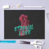 Lebhaftes, urbanes, trendiges Grafikdesign Ewige L Seidenpapier (Handwerk)