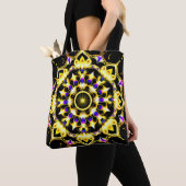 Lebhaftes Verziertes Mandala Design Tasche (Von Nahem)