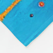 Lebhaftes visuelles Design Fleecedecke (Ecke)