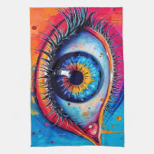Lebhaftes visuelles Design Geschirrtuch (Vertikal)