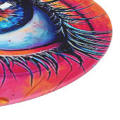 Lebhaftes visuelles Design Schneidebrett (Ecke)