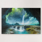 Lebhaftes Wasserfall-Puzzle Puzzle (Horizontal)