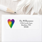 Lebhaftes Wasserfarbenherz (Insitu)