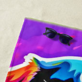 Lebhaftes Welpenwerk Strandtuch (Beispiel)