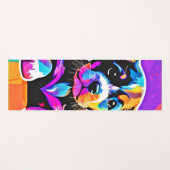 Lebhaftes Welpenwerk Yogamatte (Vorderseite (Horizontal))