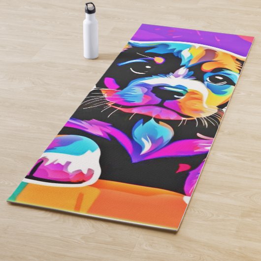 Lebhaftes Welpenwerk Yogamatte (Beispiel)