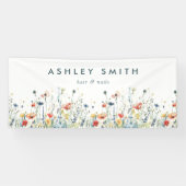 Lebhaftes Wildblume-Business Banner (Horizontal)