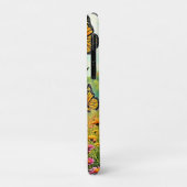 Lebhaftes Wildblume Butterfly Joy Design Case-Mate iPhone Hülle (Hinten/Links)
