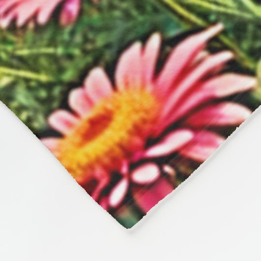 Lebhaftes Wildblume Butterfly Joy Design Fleecedecke (Ecke)