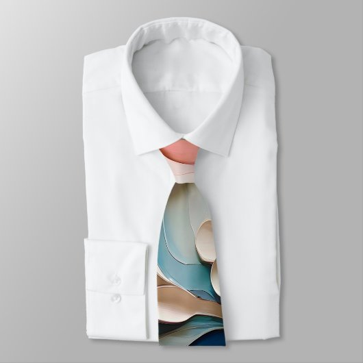 Lebhaftes Wirbles Abstraktes Malerwerk Krawatte (Gebunden)