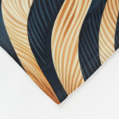 Lebhaftes Zebra Print Fleece Blanket (Ecke)