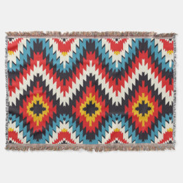 Lebhaftes Zigzag Southwestern Design Decke