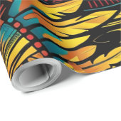Lebhaftes zyprisches "Aztec Dream" kunstvolles Wra Geschenkpapier (Rolleneckpunkt)