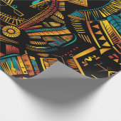 Lebhaftes zyprisches "Aztec Dream" kunstvolles Wra Geschenkpapier (Ecke)