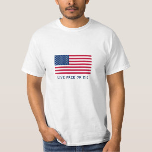 "Lebhaftfreies oder die" amerikanische T-Shirt