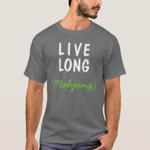 Lebhaftlanges (Mahjong) T-Shirt