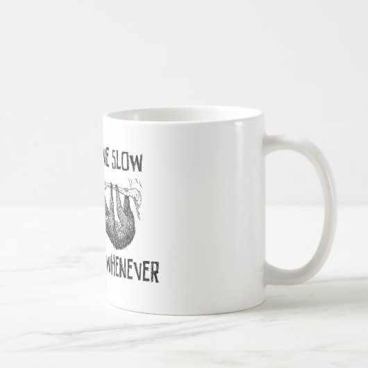 Lebhaftlangsames, die wann immer kaffeetasse (Rechts)