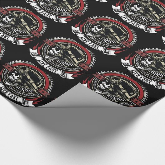 Lebhaftschnelles Geschenkpapier (Ecke)